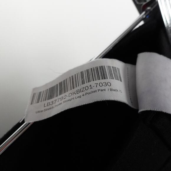 VGUC Quince Ultra-Stretch Ponte Straight Leg 4-Pocket Pant Black Large 3214-33 - Picture 12 of 12